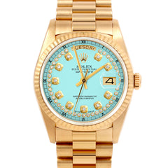 Rolex Day-Date 36mm | 18038-TRQ-STRD-FLT-PRS
