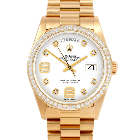 Rolex Day-Date 36mm | 18038-WHT-8DA69-BDS-PRS