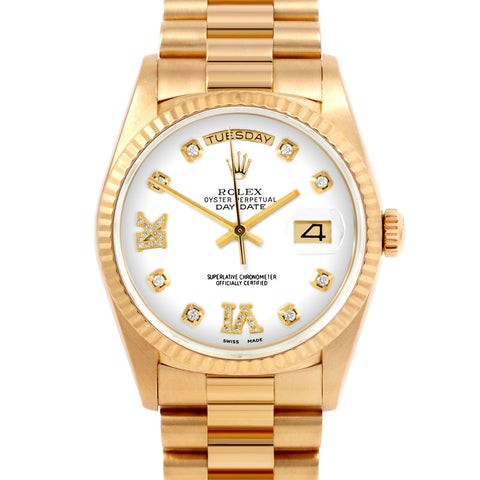 Rolex Day-Date 36mm | 18038-WHT-8DR69-FLT-PRS