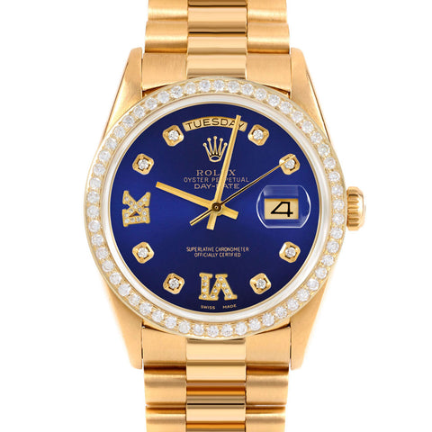 Rolex Day-Date 36mm | 18238-BLU-8DR69-BDS-PRS