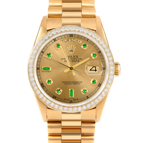 Rolex Day-Date 36mm | 18238-CHM-EMD-AM-BDS-PRS