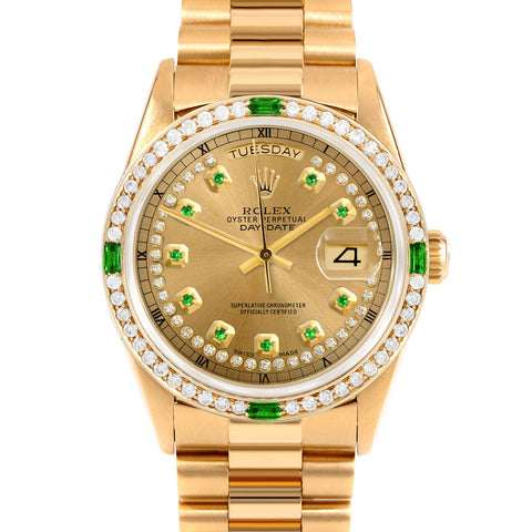 Rolex Day-Date 36mm | 18238-CHM-STRE-4EMD-PRS