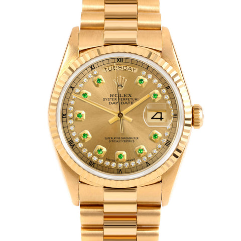 Rolex Day-Date 36mm | 18238-CHM-STRE-FLT-PRS