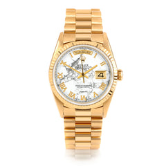 Rolex Day-Date 36mm | 18238-MRB-ROM-FLT-PRS