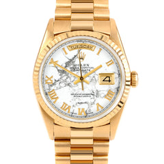 Rolex Day-Date 36mm | 18238-MRB-ROM-FLT-PRS