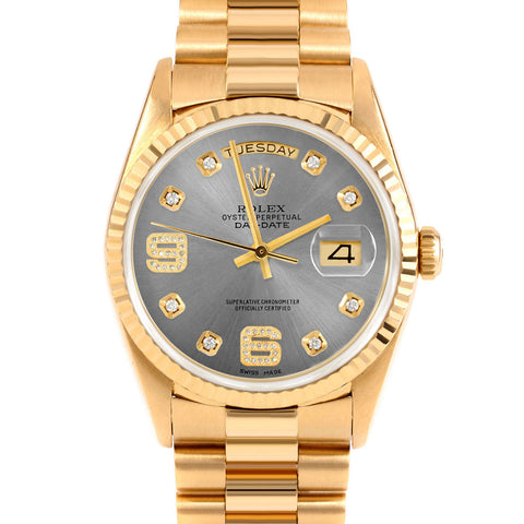 Rolex Day-Date 36mm | 18238-SLT-8DA69-FLT-PRS