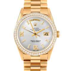Rolex Day-Date 36mm | 18238-SLV-DR8I-BDS-PRS