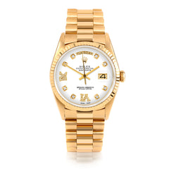 Rolex Day-Date 36mm | 18238-WHT-8DR69-FLT-PRS