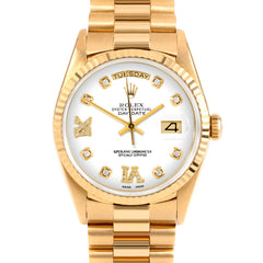 Rolex Day-Date 36mm | 18238-WHT-8DR69-FLT-PRS