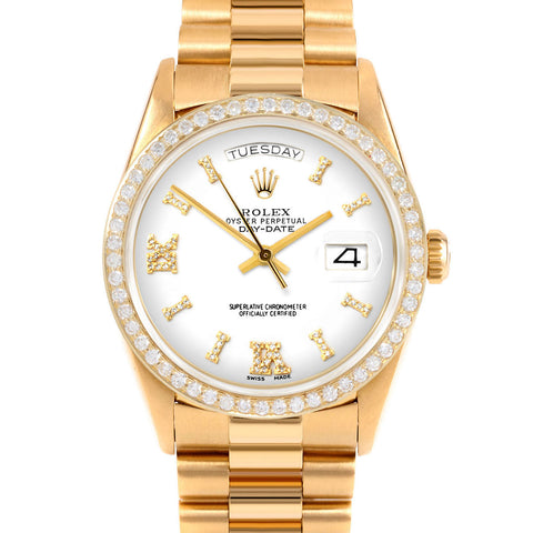 Rolex Day-Date 36mm | 18238-WHT-DR8I-BDS-PRS