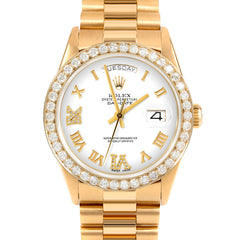 Rolex Day-Date 36mm | 18238-WHT-RDR69-25CT-PRS