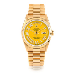 Rolex Day-Date 36mm | 18238-YLW-FDR-FLT-PRS