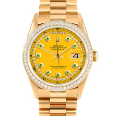 Rolex Day-Date 36mm | 18238-YLW-STRE-BDS-PRS
