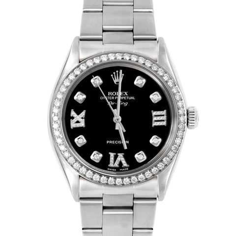 Rolex Air King 34mm | 5500-SS-BLK-8DR369-BDS-OYS