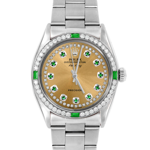 Rolex Air King 34mm | 5500-SS-CHM-STRE-4EMD-OYS