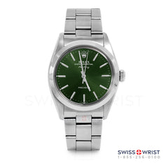 Rolex Air King 34mm | 5500-SS-GRN-STK-SMT-OYS