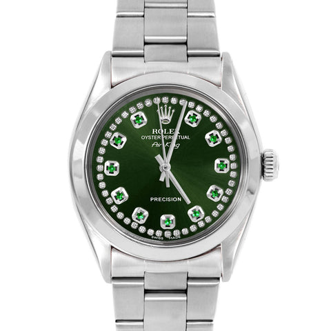 Rolex Air King 34mm | 5500-SS-GRN-STRE-SMT-OYS