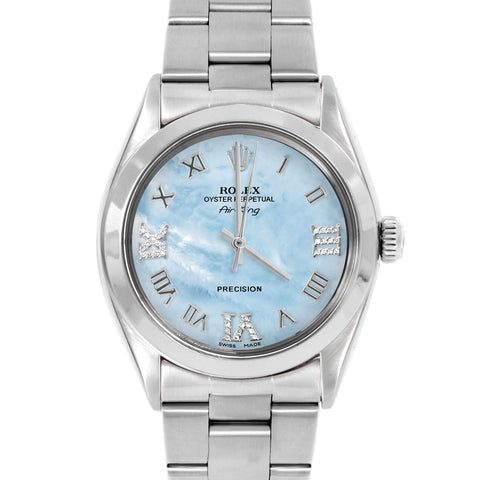 Rolex Air King 34mm | 5500-SS-LBMOP-RDR369-SMT-OYS