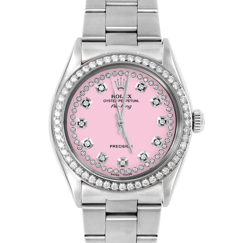 Rolex Air King 34mm | 5500-SS-PNK-STRD-BDS-OYS