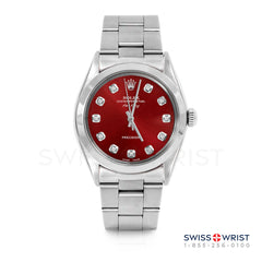 Rolex Air King 34mm | 5500-SS-RED-DIA-AM-SMT-OYS