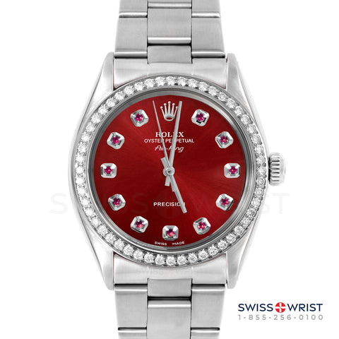 Rolex Air King 34mm | 5500-SS-RED-RBY-AM-BDS-OYS