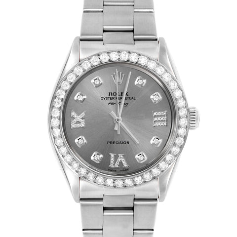 Rolex Air King 34mm | 5500-SS-SLT-8DR369-2CT-OYS