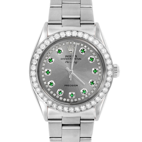 Rolex Air King 34mm | 5500-SS-SLT-STRE-2CT-OYS