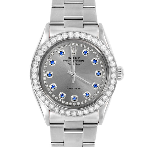 Rolex Air King 34mm | 5500-SS-SLT-STRS-2CT-OYS