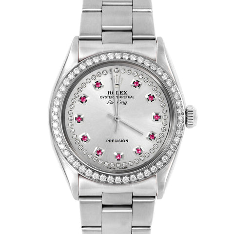 Rolex Air King 34mm | 5500-SS-SLV-STRR-BDS-OYS