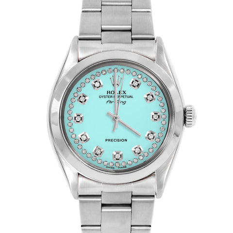 Rolex Air King 34mm | 5500-SS-TRQ-STRD-SMT-OYS