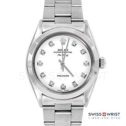 Rolex Air King 34mm | 5500-SS-WHT-DIA-AM-SMT-OYS