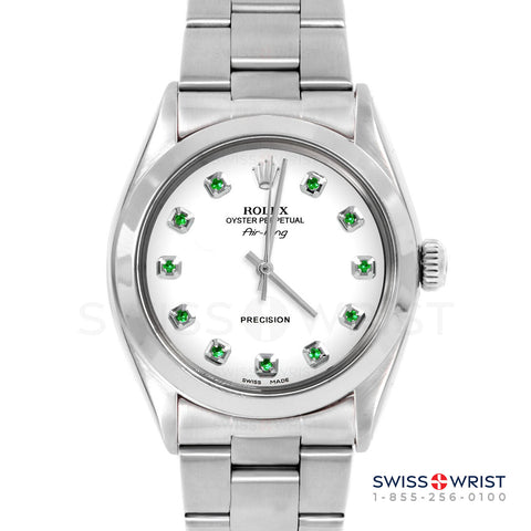 Rolex Air King 34mm | 5500-SS-WHT-EMD-AM-SMT-OYS