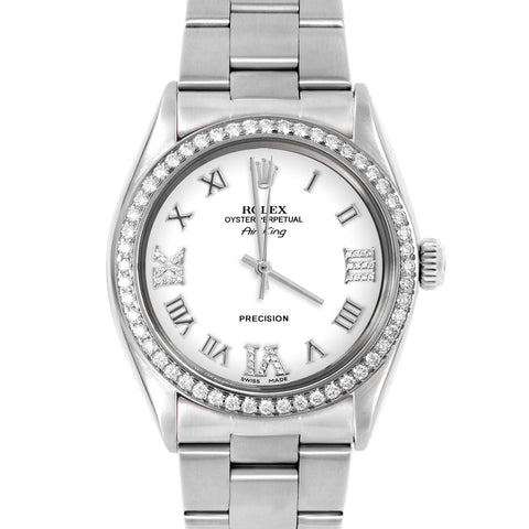 Rolex Air King 34mm | 5500-SS-WHT-RDR369-BDS-OYS