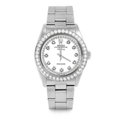 Rolex Air King 34mm | 5500-SS-WHT-STRD-2CT-OYS