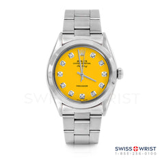 Rolex Air King 34mm | 5500-SS-YLW-DIA-AM-SMT-OYS