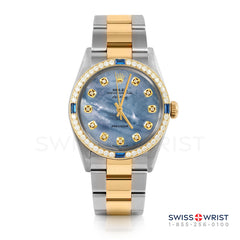 Rolex Air King 34mm | 5500-TT-BLMOP-DIA-AM-4SPH-OYS