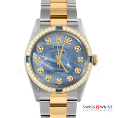 Rolex Air King 34mm | 5500-TT-BLMOP-DIA-AM-4SPH-OYS