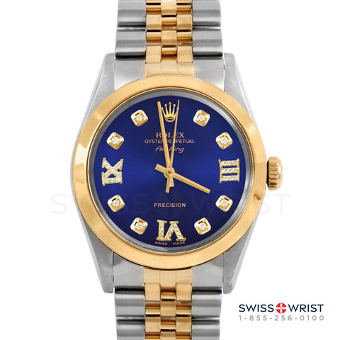 Rolex Air King 34mm | 5500-TT-BLU-8DR369-SMT-JBL