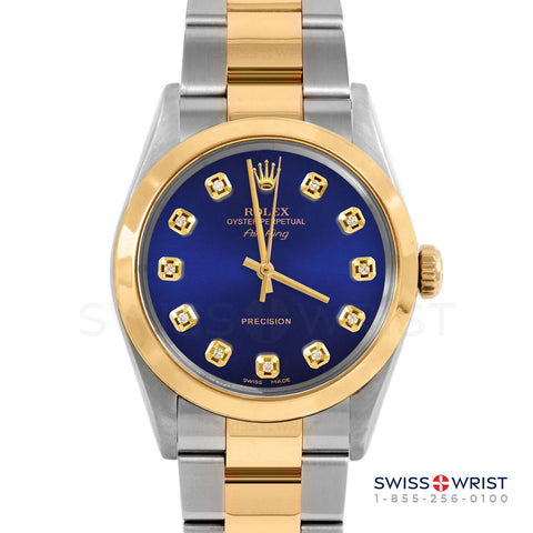 Rolex Air King 34mm | 5500-TT-BLU-DIA-AM-SMT-OYS