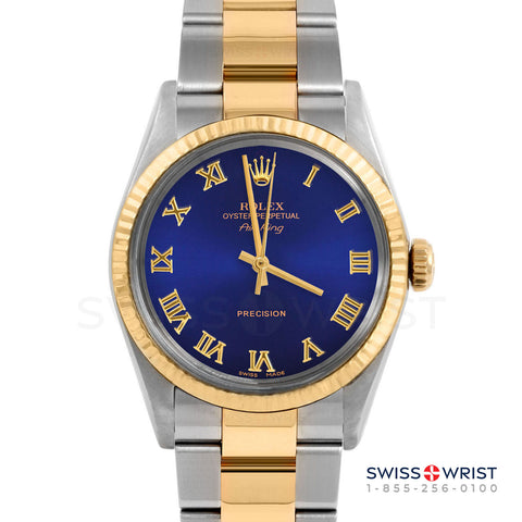 Rolex Air King 34mm | 5500-TT-BLU-ROM-FLT-OYS