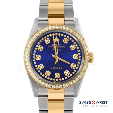 Rolex Air King 34mm | 5500-TT-BLU-STRD-BDS-OYS