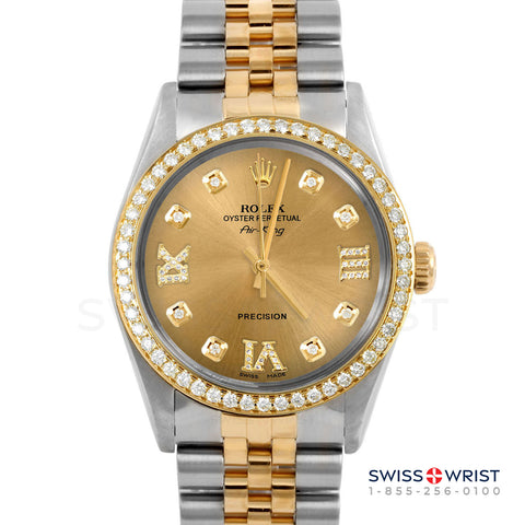 Rolex Air King 34mm | 5500-TT-CHM-8DR369-BDS-JBL