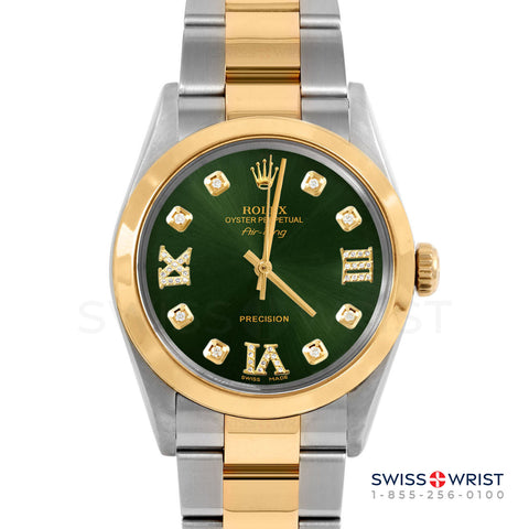 Rolex Air King 34mm | 5500-TT-GRN-8DR369-SMT-OYS