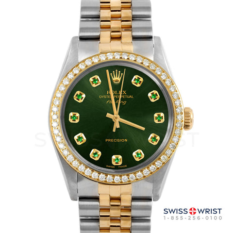 Rolex Air King 34mm | 5500-TT-GRN-EMD-AM-BDS-JBL