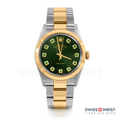 Rolex Air King 34mm | 5500-TT-GRN-EMD-AM-SMT-OYS