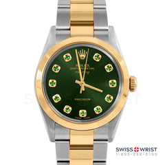 Rolex Air King 34mm | 5500-TT-GRN-EMD-AM-SMT-OYS