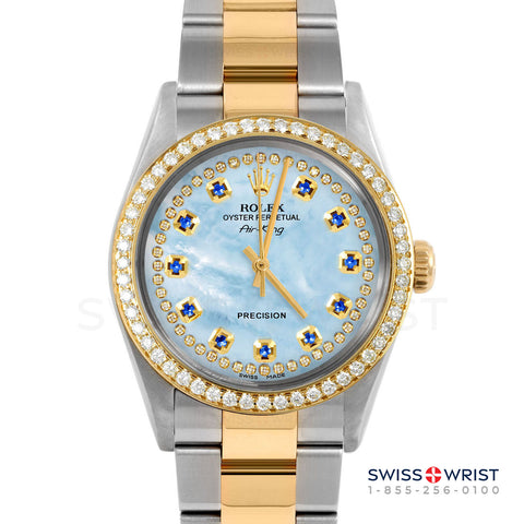 Rolex Air King 34mm | 5500-TT-LBMOP-STRS-BDS-OYS