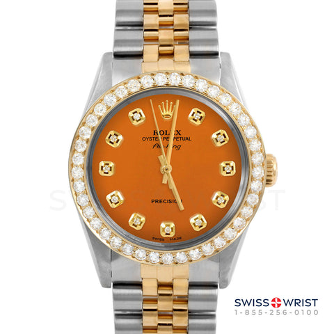 Rolex Air King 34mm | 5500-TT-ORN-DIA-AM-2CT-JBL