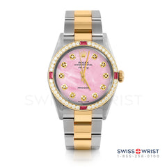 Rolex Air King 34mm | 5500-TT-PMOP-DIA-AM-4RBY-OYS