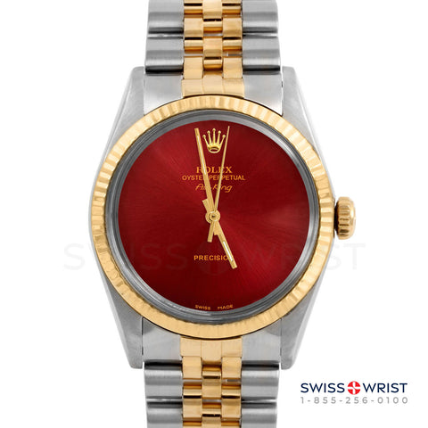 Rolex Air King 34mm | 5500-TT-RED-NOHM-FLT-JBL